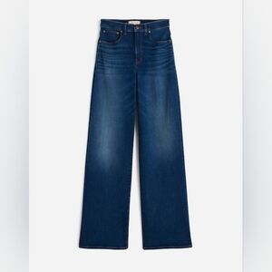 Madewell The Perfect Vintage Wide Leg Jeans Dark Blue Wash Size 32